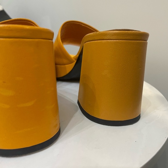 Simon Miller Stopper Platform Heel Sandals in Papaya Size 38 - Picture 10 of 16